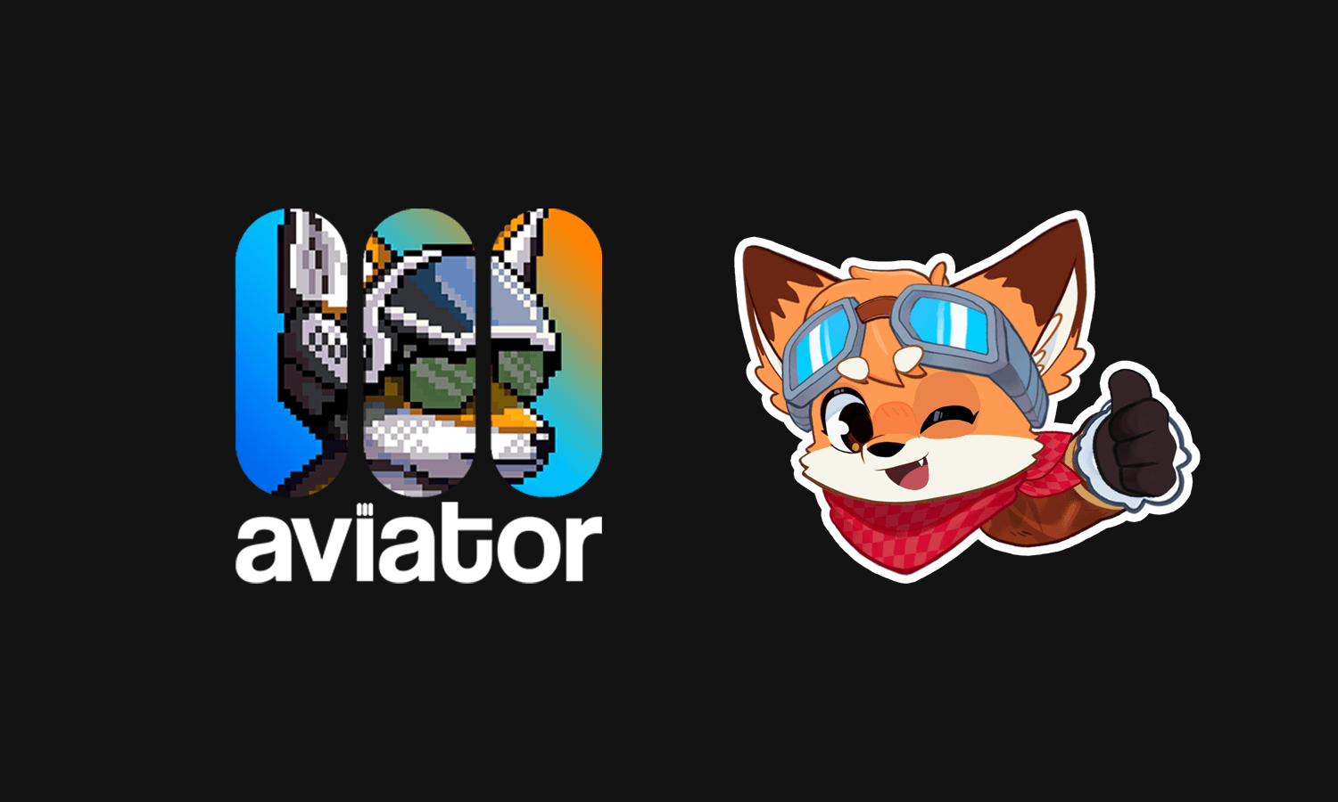 Aviator Stacked Logo Partnership